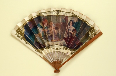 Advertising fan for La Marquise de Sévigné; Valier, Paul; c. 1905; LDFAN2011.63