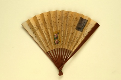 Folding Fan; c. 1900; LDFAN2006.46