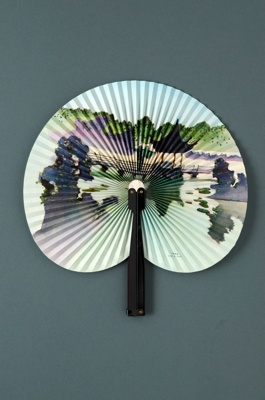 Cockade Fan; 1990s; LDFAN1993.45