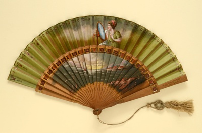 Folding Fan; c. 1910; LDFAN2003.71.Y