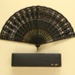 Folding Fan & Box; c. 1910; LDFAN2003.179A.Y & LDFAN2003.179B.Y