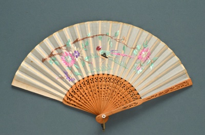 Folding Fan; c. 1960; LDFAN2003.366.Y