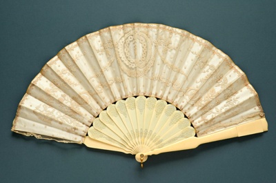 Folding Fan; c. 1880; LDFAN2011.120