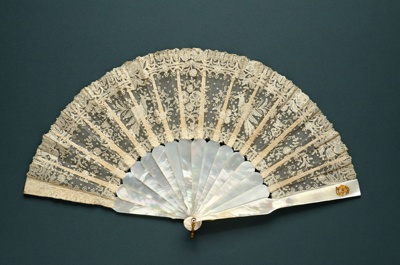 Folding Fan; c. 1870; LDFAN2011.85