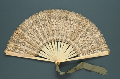 Folding Fan; c. 1890; LDFAN2011.138