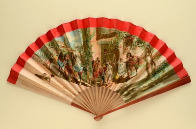 Folding Fan; c. 1890; LDFAN1994.229
