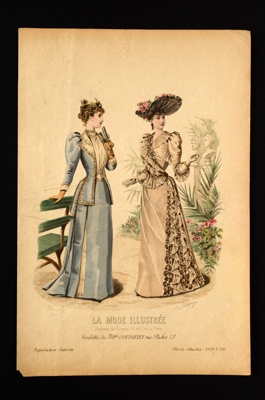 Fashion Plate; Anais Toudouze; 1891; LDFAN1990.89