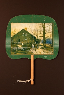 Advertising fan for Vermont Baking Company, USA; LDFAN2003.288.Y 