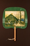 Advertising fan for Vermont Baking Company, USA; LDFAN2003.288.Y 