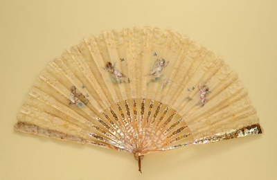 Folding Fan; c. 1890; LDFAN2009.55