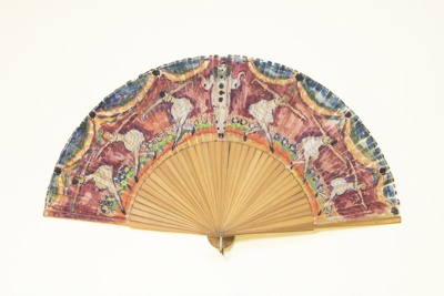 Folding Fan; Giacometti, Alberto; c. 1950; LDFAN2018.83