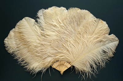 Feather Fan; c. 1920; LDFAN1996.26