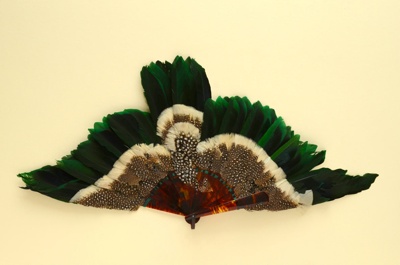 Feather Fan; c. 1900-1910; LDFAN2011.91
