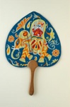 Advertising fan for Air India; c. 1960; LDFAN1994.174