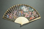 Ivory folding fan; c. 1689; LDFAN2024.1