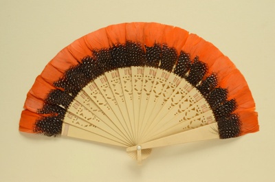 Feather Fan; c. 1920s; LDFAN2001.32