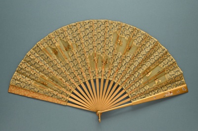 Folding Fan; c. 1880; LDFAN2003.208.Y