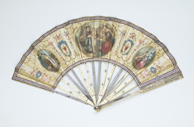 Folding Fan; c. 1790; LDFAN2018.84