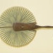 Olive wood fan; c. 1870; LDFAN2016.86