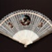 Ivory brisé painted fan, European; c. 1790; LDFAN1991.24