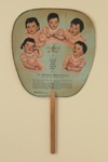 Advertising fan for The Dionne Quintuplets & The Troy-Pearl Laundry Co.; LDFAN2011.81