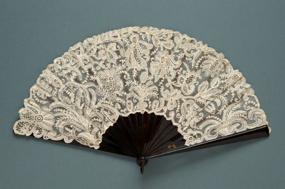 Folding Fan; c. 1900; LDFAN1998.9