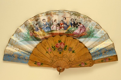 Folding Fan; c. 1850s; LDFAN1992.77