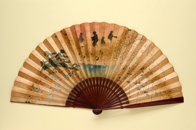 Folding Fan; c. 1880; LDFAN2007.28