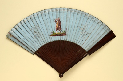 Brisé Fan and Box; c. 1780; LDFAN2010.1