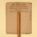 Advertising fan for Dr. Oma Dye, Chiropractor; c. 1920; LDFAN2011.8