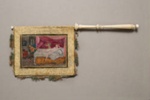 "Flag" fan with ivory handle; c. 1590; LDFAN2019.18