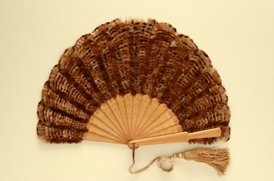 Feather Fan; c. 1910; LDFAN2010.109