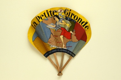 Advertising fan for La Petite Gironde; c.1920; LDFAN2010.4