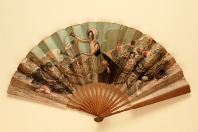 Advertising fan for Carlton Hotel & Restaurant, London; LDFAN1991.67