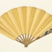 Cinzano Advertising Fan (No. 2) - displaying a map of Normandy; c. 1920; LDFAN2019.12