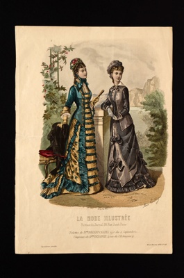 Fashion Plate; Anais Toudouze; 1878; LDFAN1990.76