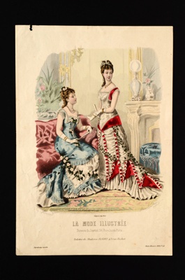 Fashion Plate; Anais Toudouze; Houard; 1878; LDFAN1990.74