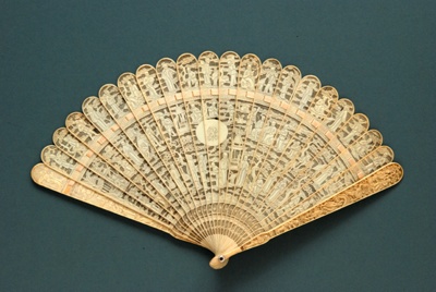 Ivory Brisé Fan, Chinese; c.1830; LDFAN2005.7
