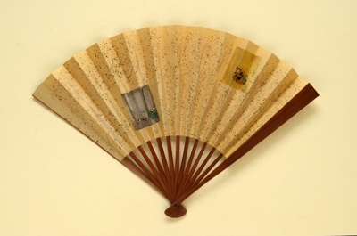 Folding Fan; c. 1900; LDFAN2006.43