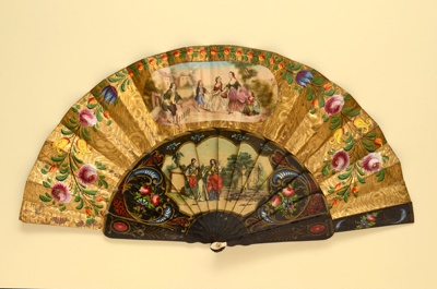 Folding Fan; c. 1845; LDFAN2003.185.Y