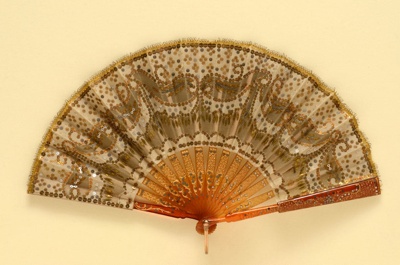 Folding Fan; c. 1904; LDFAN2011.97