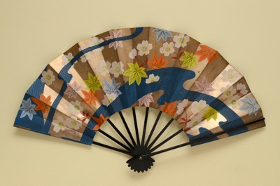 Folding Fan; c. 1900; LDFAN2012.17