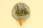 Miniature Fontange Fan; c.1920; LDFAN2011.16