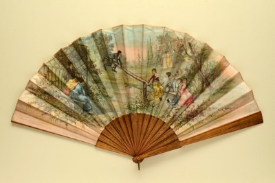 Folding Fan; c. 1880; LDFAN2003.20.Y
