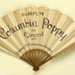 Folding fan advertising 'Columbia Poppy' perfume for Girard; LDFAN2007.14.HA