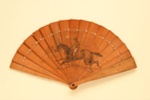 Wooden Brisé Fan ; c. 1872; LDFAN2012.36
