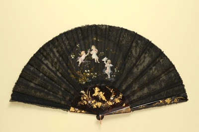 Folding Fan; c. 1890; LDFAN1994.123