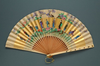 Folding Fan; c. 1880-90; LDFAN2005.42