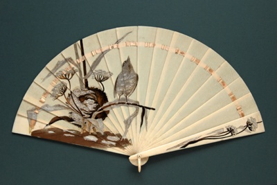 Ivory Brisé Art Nouveau Fan; c.1910; LDFAN2008.44