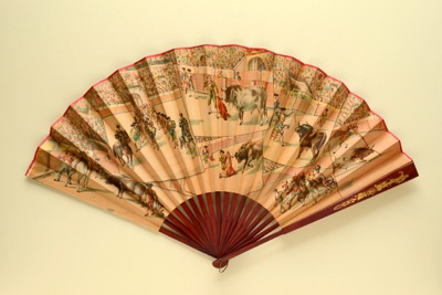 Folding Fan; c. 1890; LDFAN1994.247